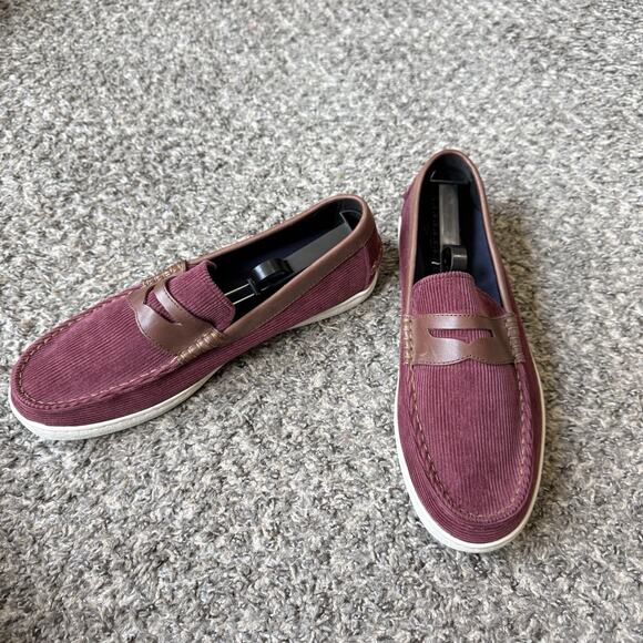 Cole Haan Pinch Weekender Penny Loafers Men\'s 11 M Shoes Tawny Port corduroy main image 5